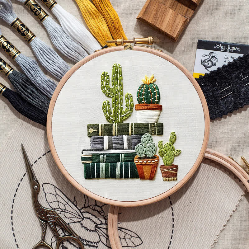 Rubbyoo Embroidery Kit - Book Lovers Gift