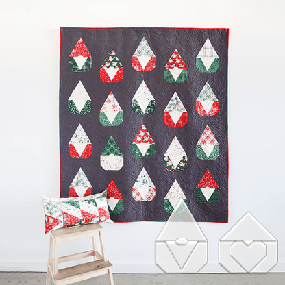 DIY Christmas Gnomes Quilt Template Set - With Instructions