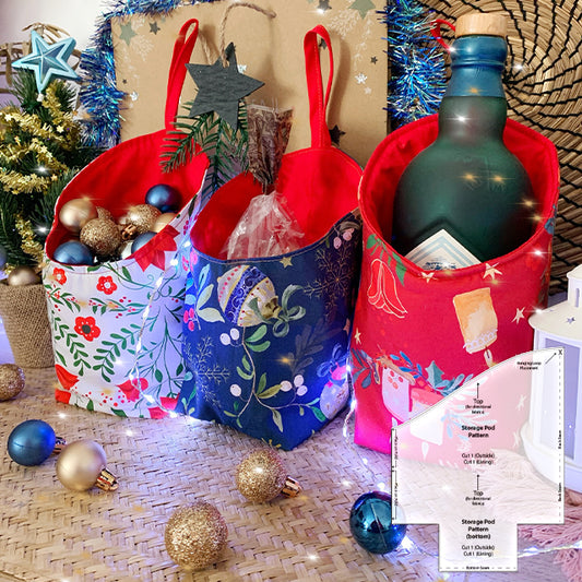 Versatile Fabric Storage Pod Templates-With Instructions