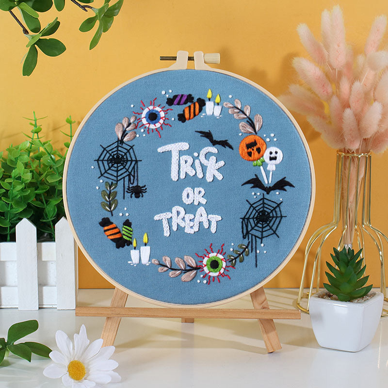 Haunted Halloween Embroidery Kit series for Beginners