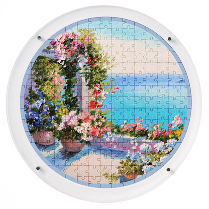 Hangable Acrylic Puzzle | Mediterranean Balcony