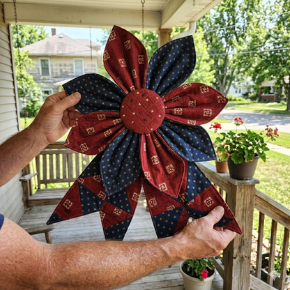 The Heritage Bloom Wreath & Bow: Multi-Piece Sewing Template Set- With Instructions