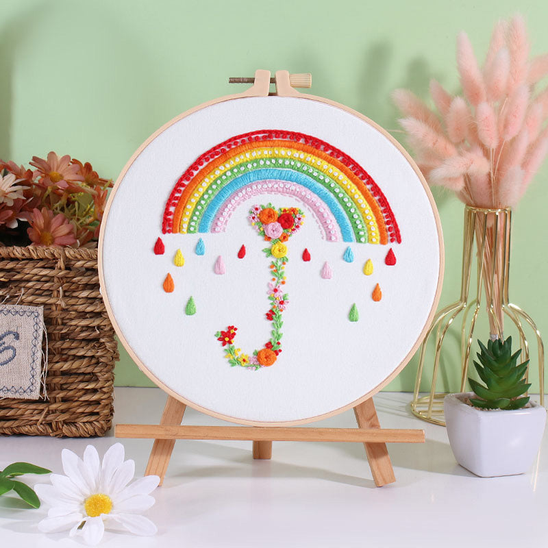 Rainbow Embroidery Kit for Beginner