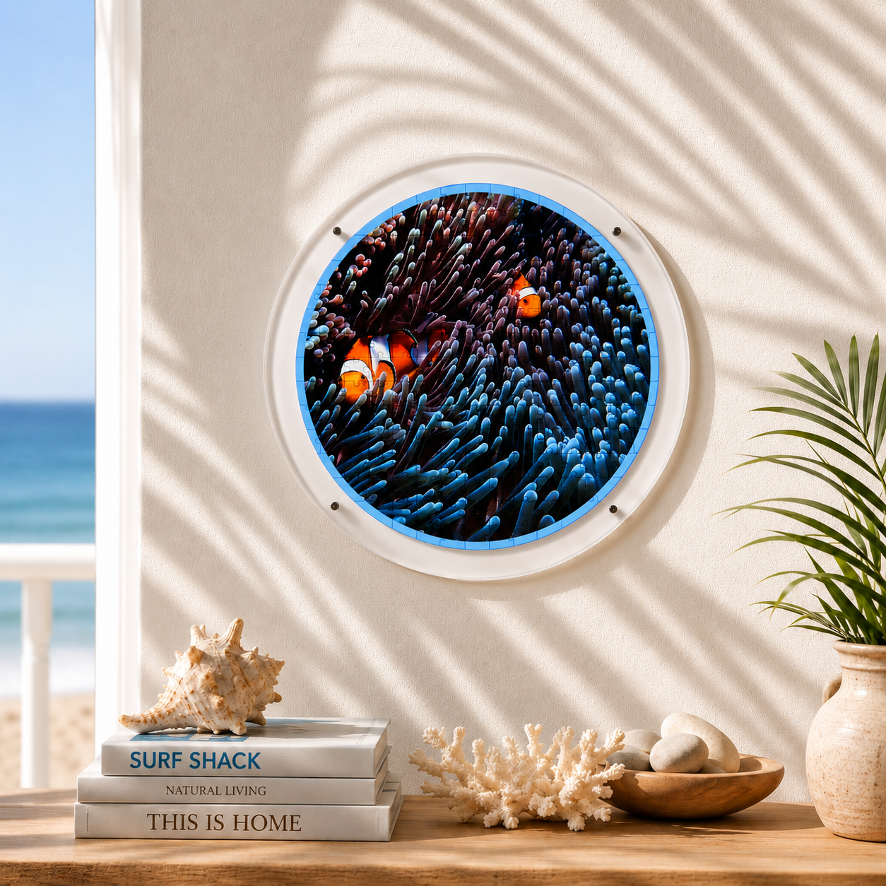 Hangable Acrylic Puzzle | Anemone Flow
