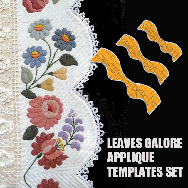 Quilt Applique - Curves Rotary Cutting Templates With Instructions