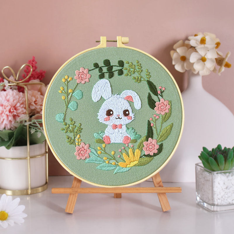 Woodland Critters And Autumn Embroidery Kit