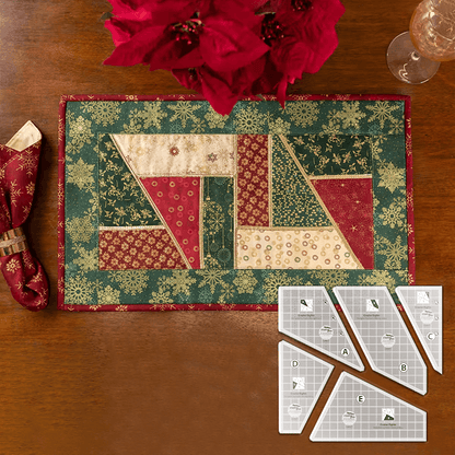 Magic Stained Glass Placemats - Scrap Crazy Templates - With Instructions
