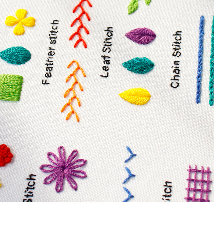 Beginner Kit for Embroidery Stitches