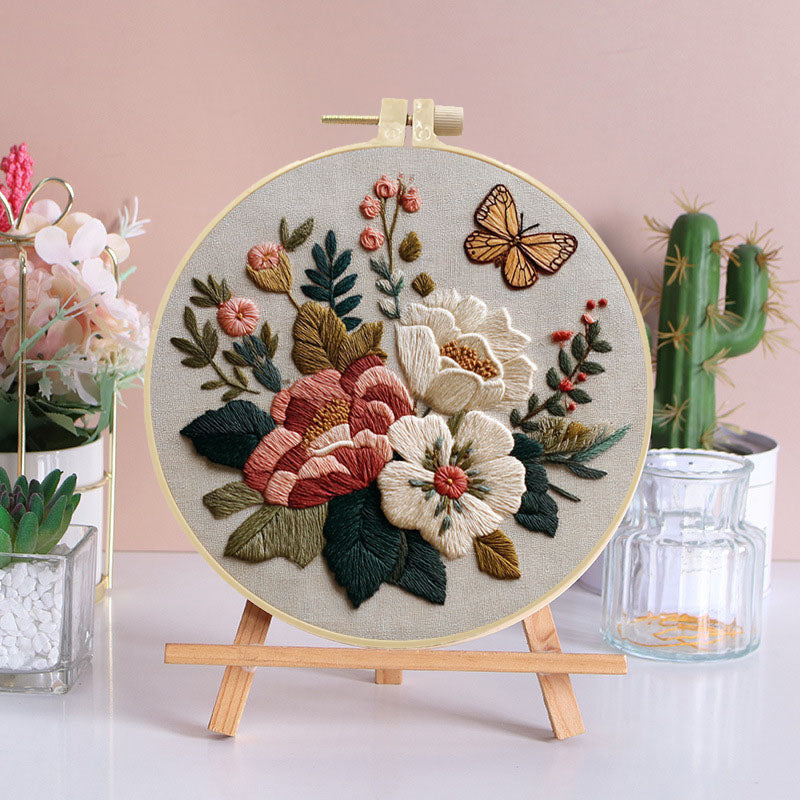 Butterfly Garden Embroidery Kit