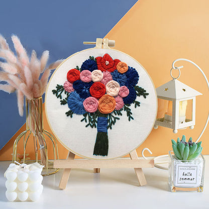 Blooming Bouquet Embroidery Kit