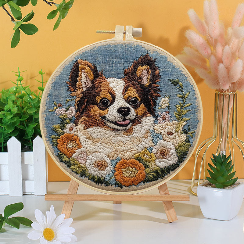 Peacock Splendor Embroidery Kit