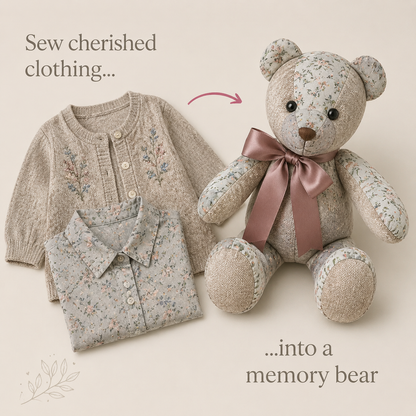 🔥50% OFF Limited Time Offer - Keepsakes made from family clothing - Acrylic Sewing Template (With Tutorial)