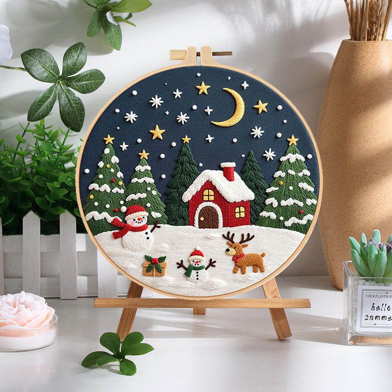 Christmas series - Themed DIY Embroidery Kits