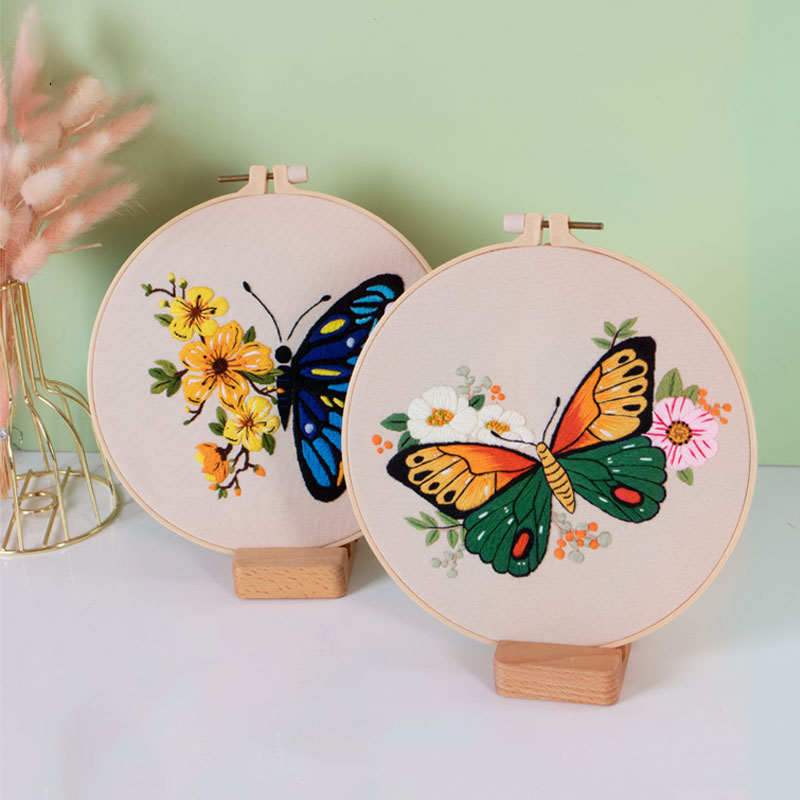 Butterfly & Bloom - Themed DIY Embroidery Kits