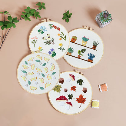 Seasonal And Plant Lover Embroidery Kit