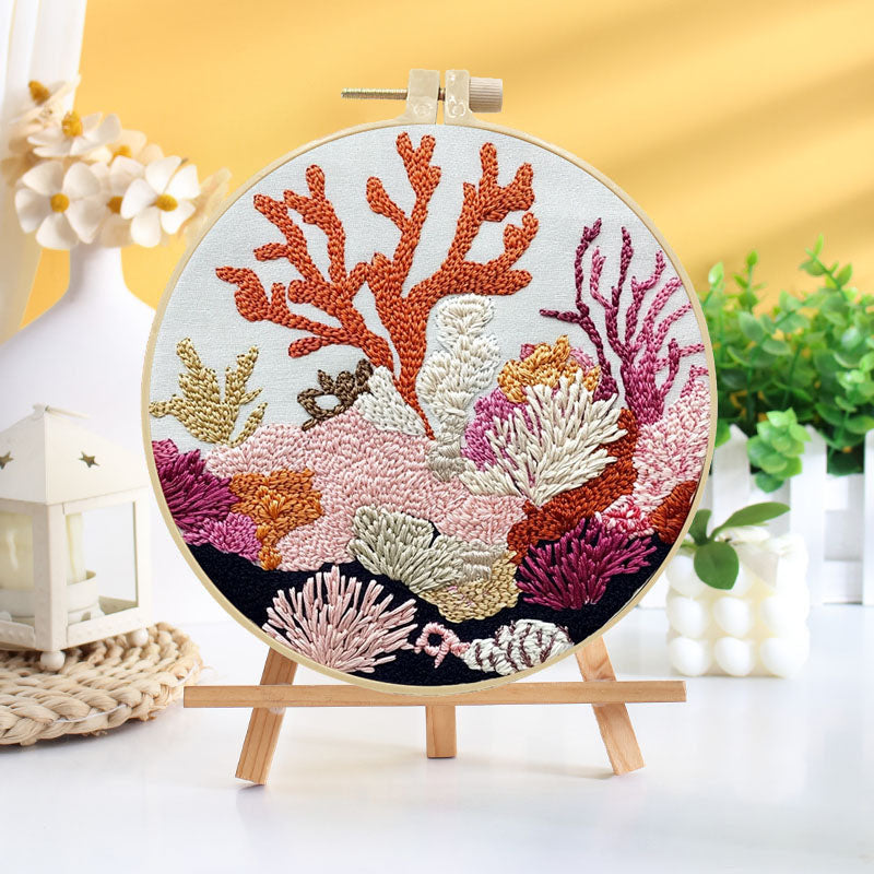 Coral Reef Embroidery Kit