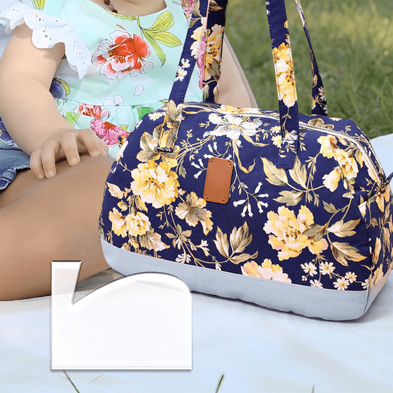 DIY Large Capacity Boston Bag Template Set - With Instructions