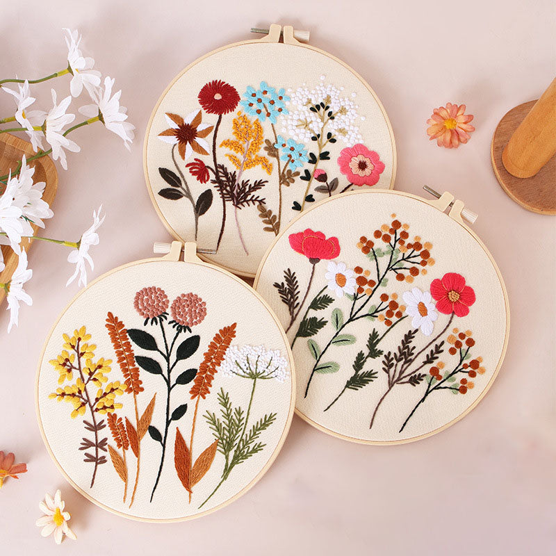 Wildflower   - Themed DIY Embroidery Kits