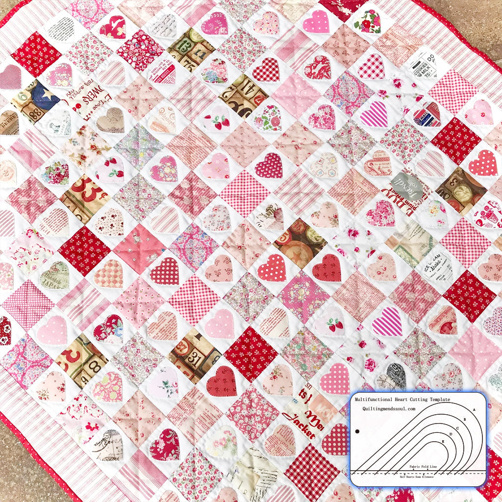 Multifunctional Heart Cutting Template