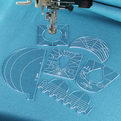 6 Piece-Set Quilting Template