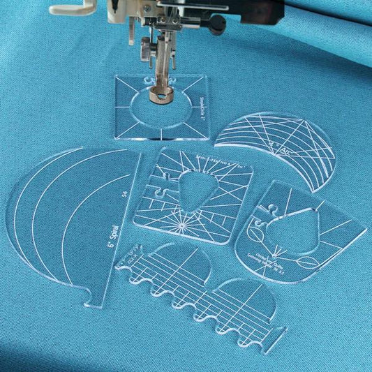 6 Piece-Set Quilting Template
