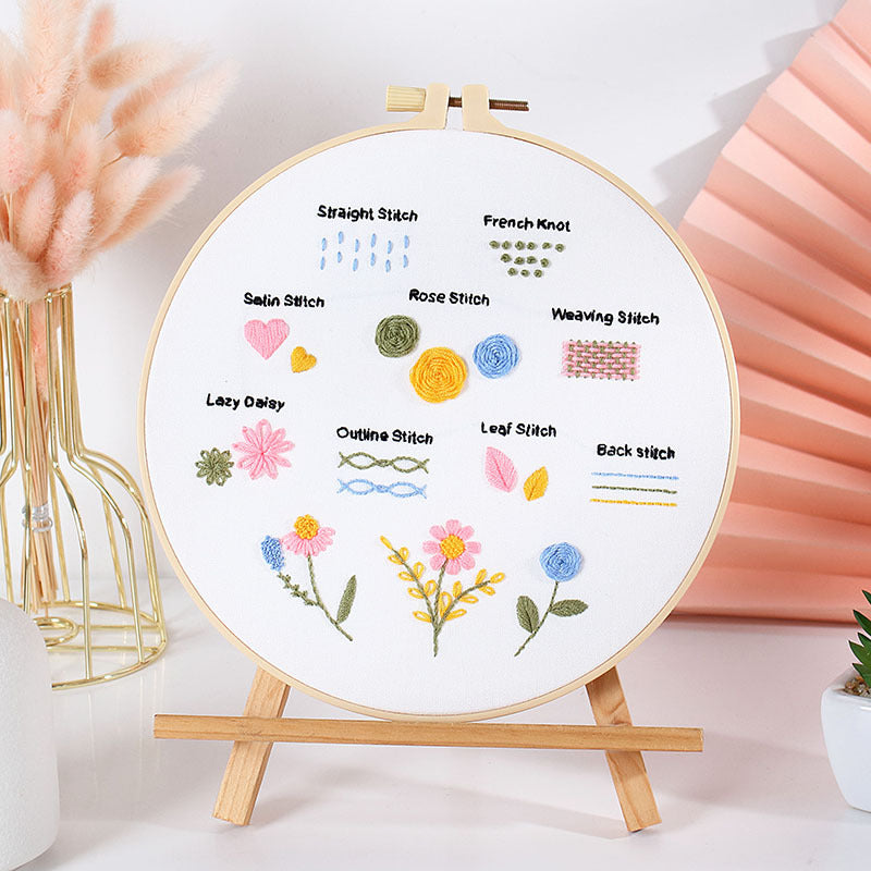 Beginner’s Cute Motif - Themed DIY Embroidery Kits