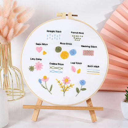 Beginner’s Cute Motif - Themed DIY Embroidery Kits
