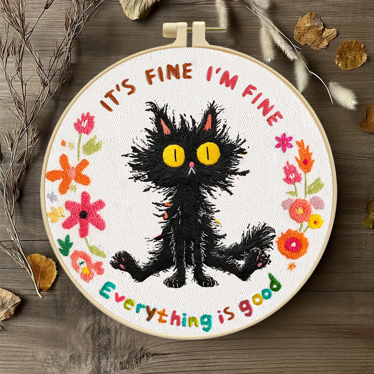Black Cat - Themed DIY Embroidery Kits