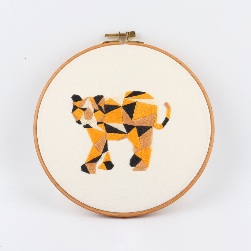 Geometric Animal - Themed DIY Embroidery Kits