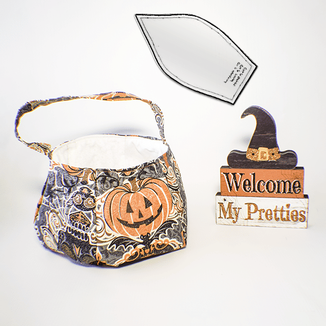 Halloween Trick or Treat Basket Template Set - With Instructions