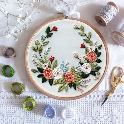 Rubbyoo Embroidery Kit- Christmas Winter Garland