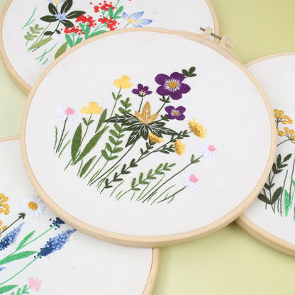 Wildflower Bouquet - Themed DIY Embroidery Kits