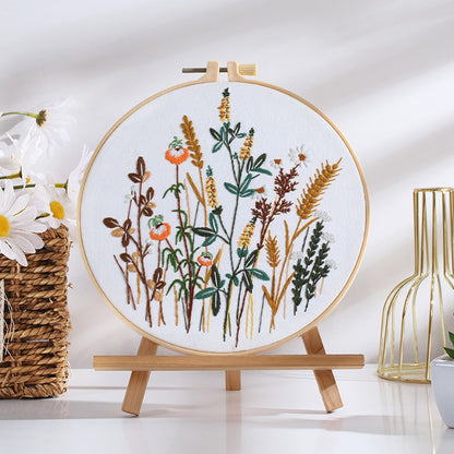Blooming Wildflowers Embroidery Kit: Stitch the Beauty of Nature
