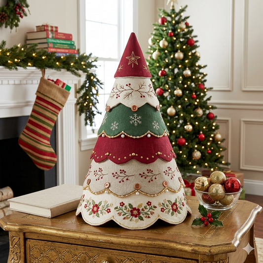 Handmade Christmas Tree Sewing Template Set (7PCS) - With Instructions