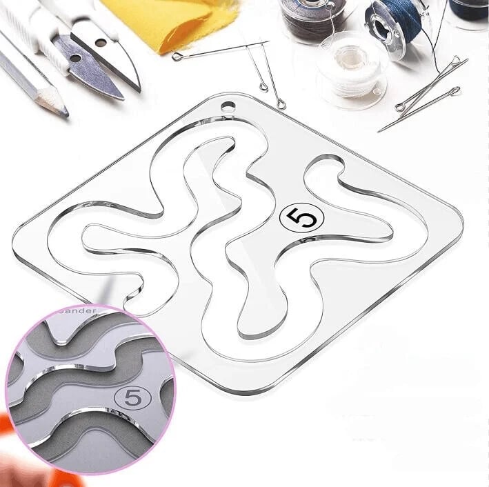 🥰 2025 Hot Sale Free-Motion Garment Ruler Set (11 PCS)+ Foot attachment