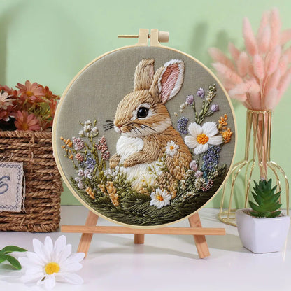 Bunny Blossom Embroidery Kit