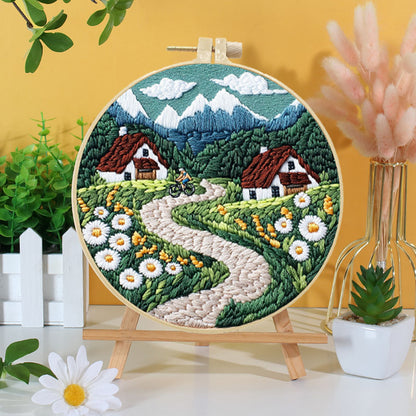 Mountain Village Embroidery Kit